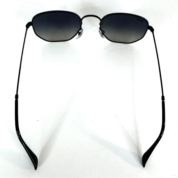 RAY-BAN RB3548 Sunglasses NEW Hexagonal Flat Lenses Black Made In Italy main image 14